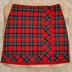 Red Tartan Vineyard Vines Skirt